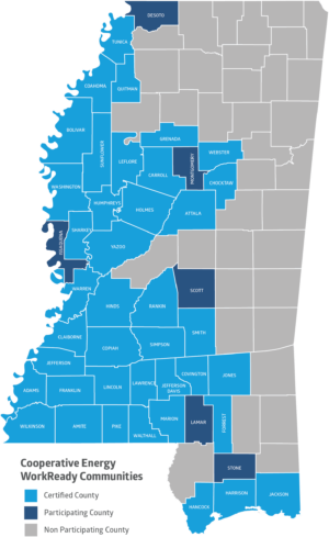 ACT WorkReady Counties_Aug 2021 ACT WorkReady Counties_Aug 2021